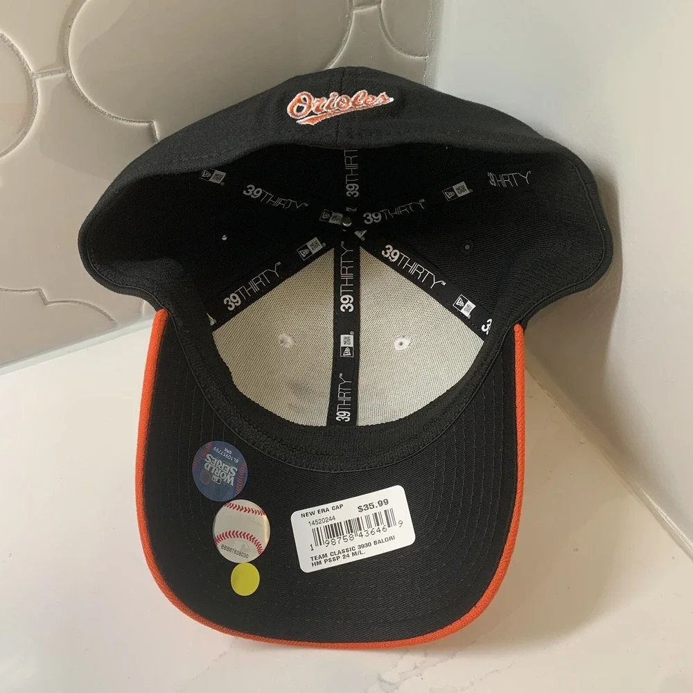 New Era Baltimore Orioles 39THIRTY MLB 2024 Postseason Black Hat Medium/Large
